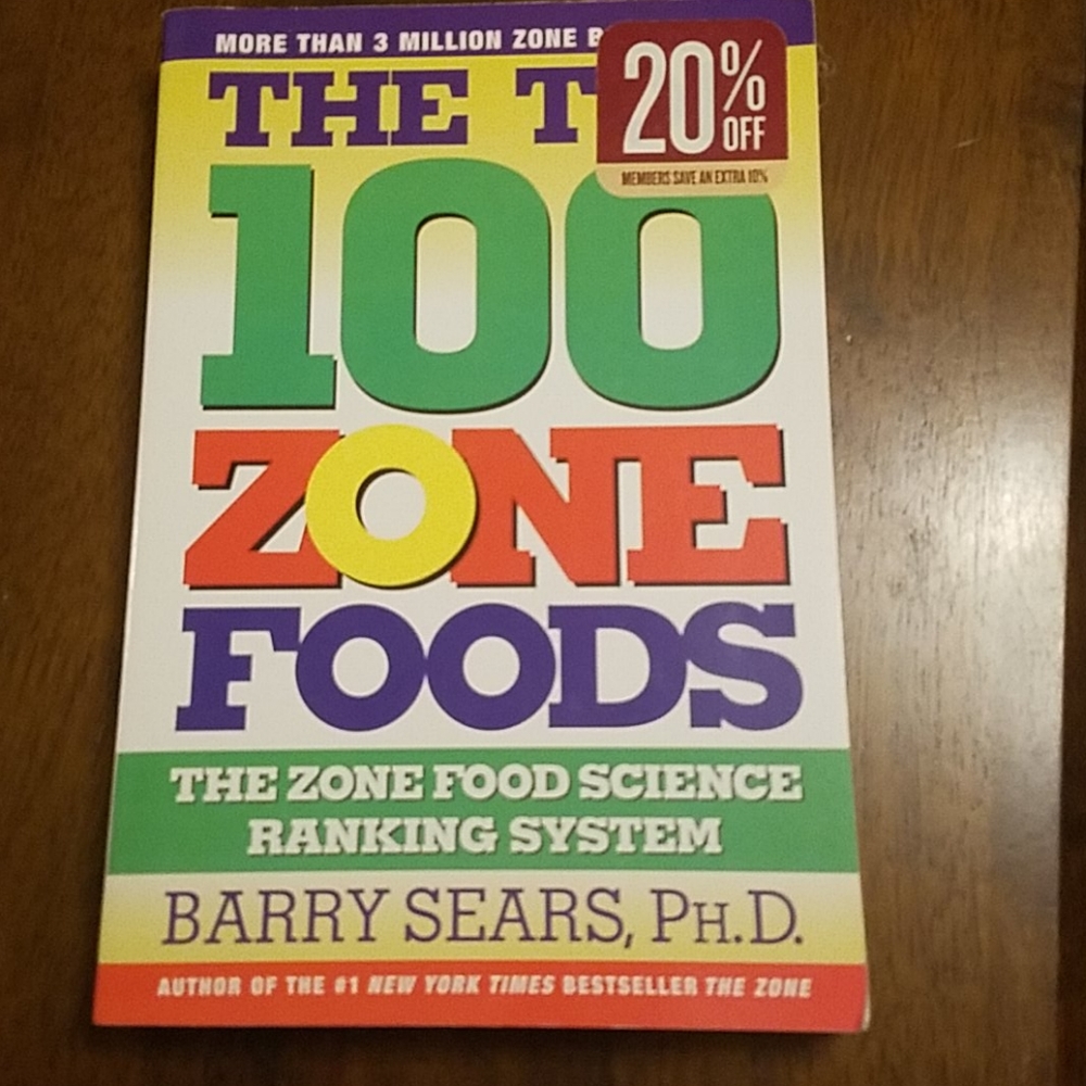 🥑🍅🍏NWT🥑🍅🍏 The Top 100 Zone Foods.🥑🍅🍏